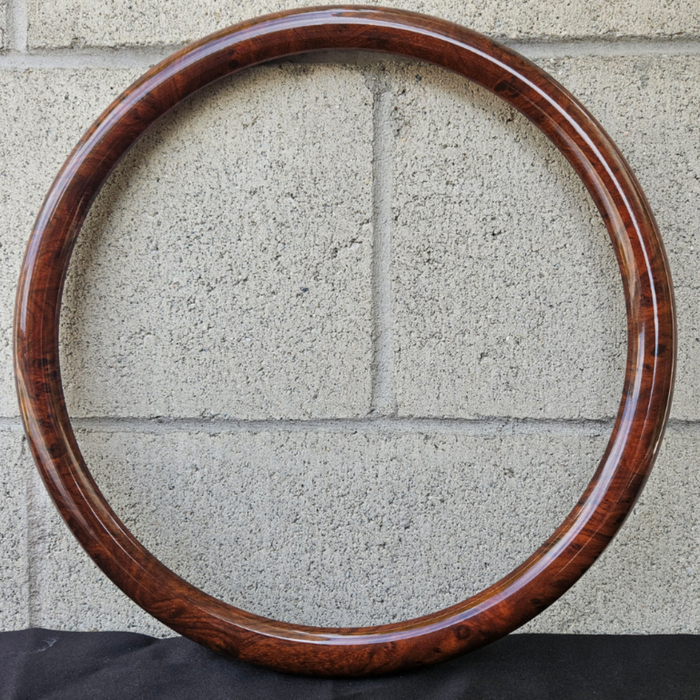 Forever Sharp 18 Inch Half Wrap Steering Wheel Cover Replacement | Burlwood | Forever Sharp