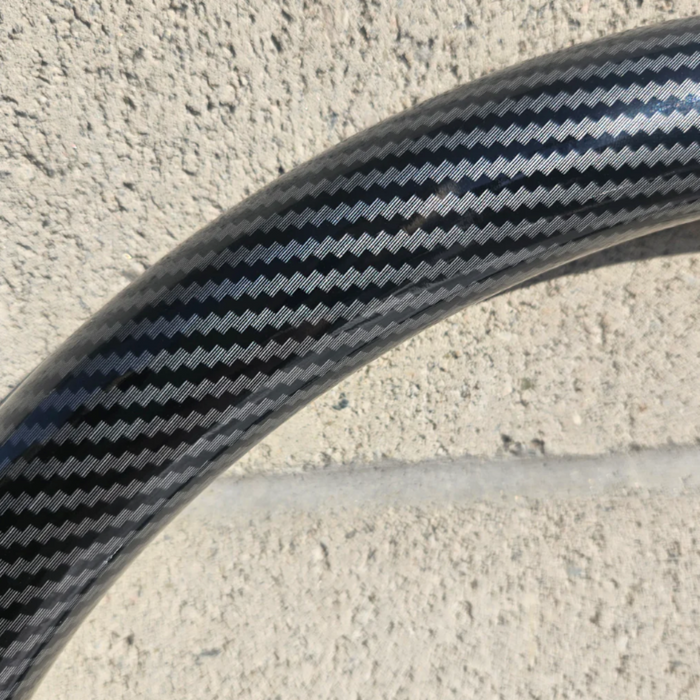 Forever Sharp 18 Inch Half Wrap Steering Wheel Cover Replacement | Hydro Dipped Carbon Fiber | Forever Sharp