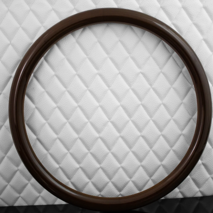Forever Sharp 18 Inch Half Wrap Steering Wheel Cover Replacement | Dark Wood | Forever Sharp