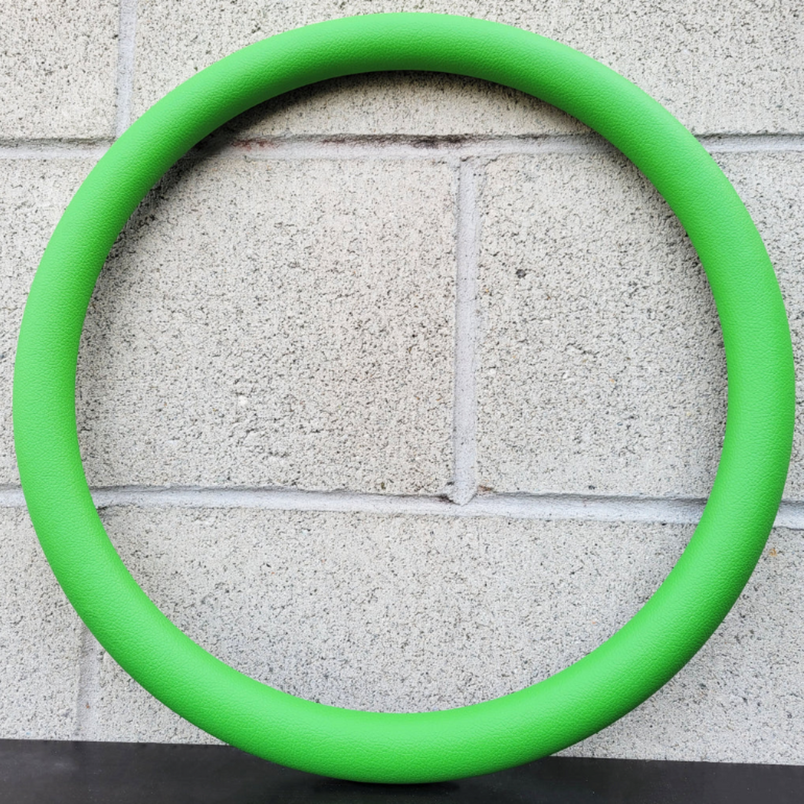 Forever Sharp 18 Inch Half Wrap Steering Wheel Cover Replacement | Green Vinyl | Forever Sharp