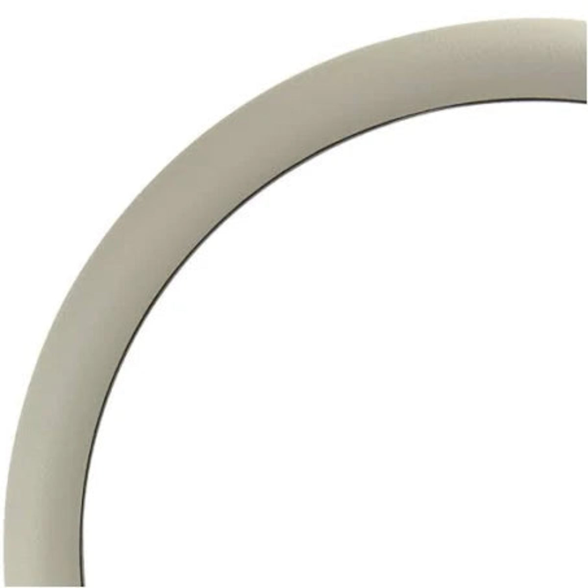 Forever Sharp 18 Inch Half Wrap Steering Wheel Cover Replacement | Grey Vinyl | Forever Sharp