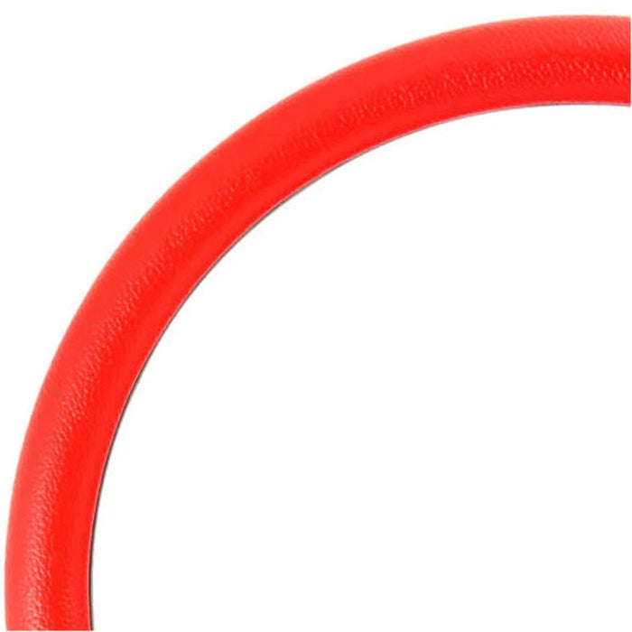 Forever Sharp 18 Inch Half Wrap Steering Wheel Cover Replacement | Red Vinyl | Forever Sharp