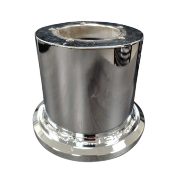 5-Hole Chrome Big Rig Steering Wheel Hub Adapter | Fits Most Semi Trucks | Forever Sharp