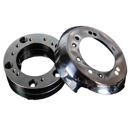 Big Rig Steering Wheel Adapter | 3-Hole Hub to 5 & 6-Hole Wheel Conversion Plate | Semi-Truck | USA Made | Forever Sharp