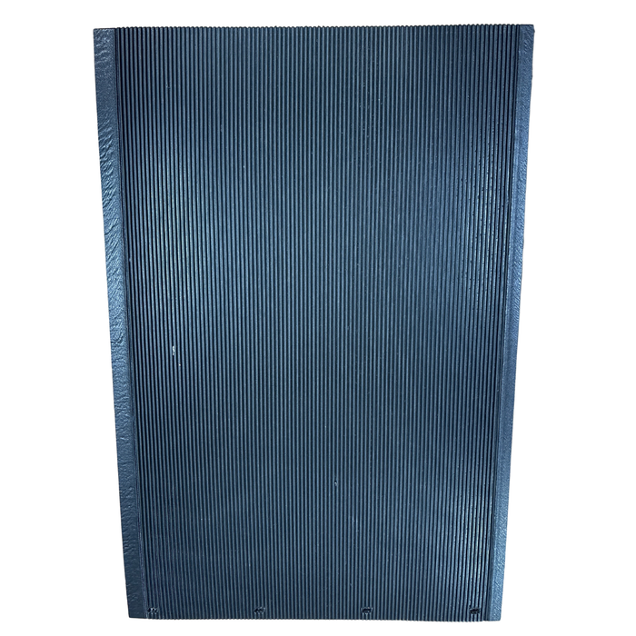 Black Ribbed Rubber Mudflap | 36″×24″ | Franklin