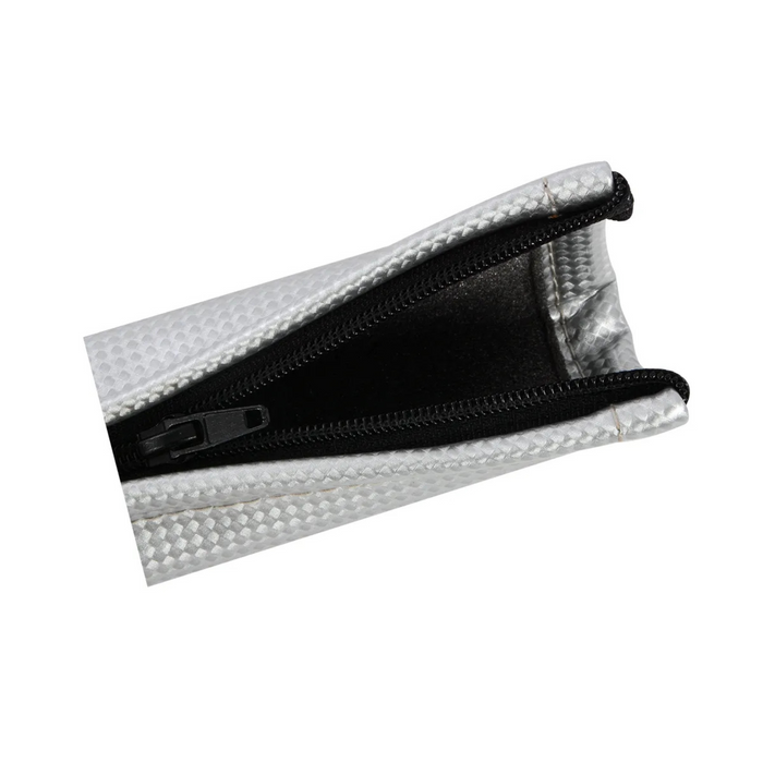 17 Inch Gear Shift Stick Cover | Silver Carbon Fiber | Grand General