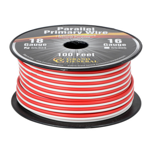 Parallel Primary Wire | 18 Gauge | 100ft | Grand General