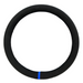 18” Steering Wheel Cover | High Quality PVC | Black Suede with Blue Ring | Grand General