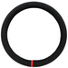 18” Steering Wheel Cover | High Quality PVC | Black Suede with Red Ring | Grand General