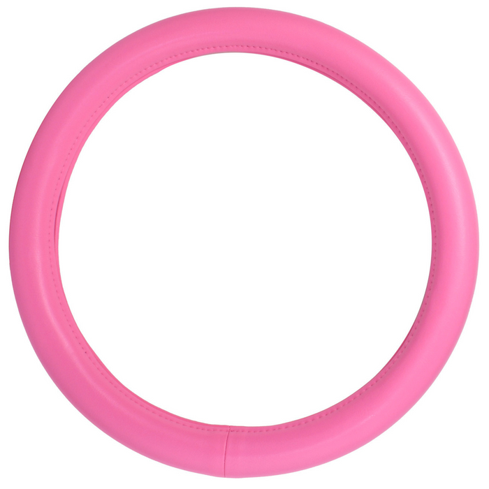 18” Steering Wheel Cover | High Quality PVC | Matte Pink | Grand General