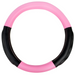 18” Steering Wheel Cover | High Quality PVC | Matte Pink with Black Comfort Pads | Grand General