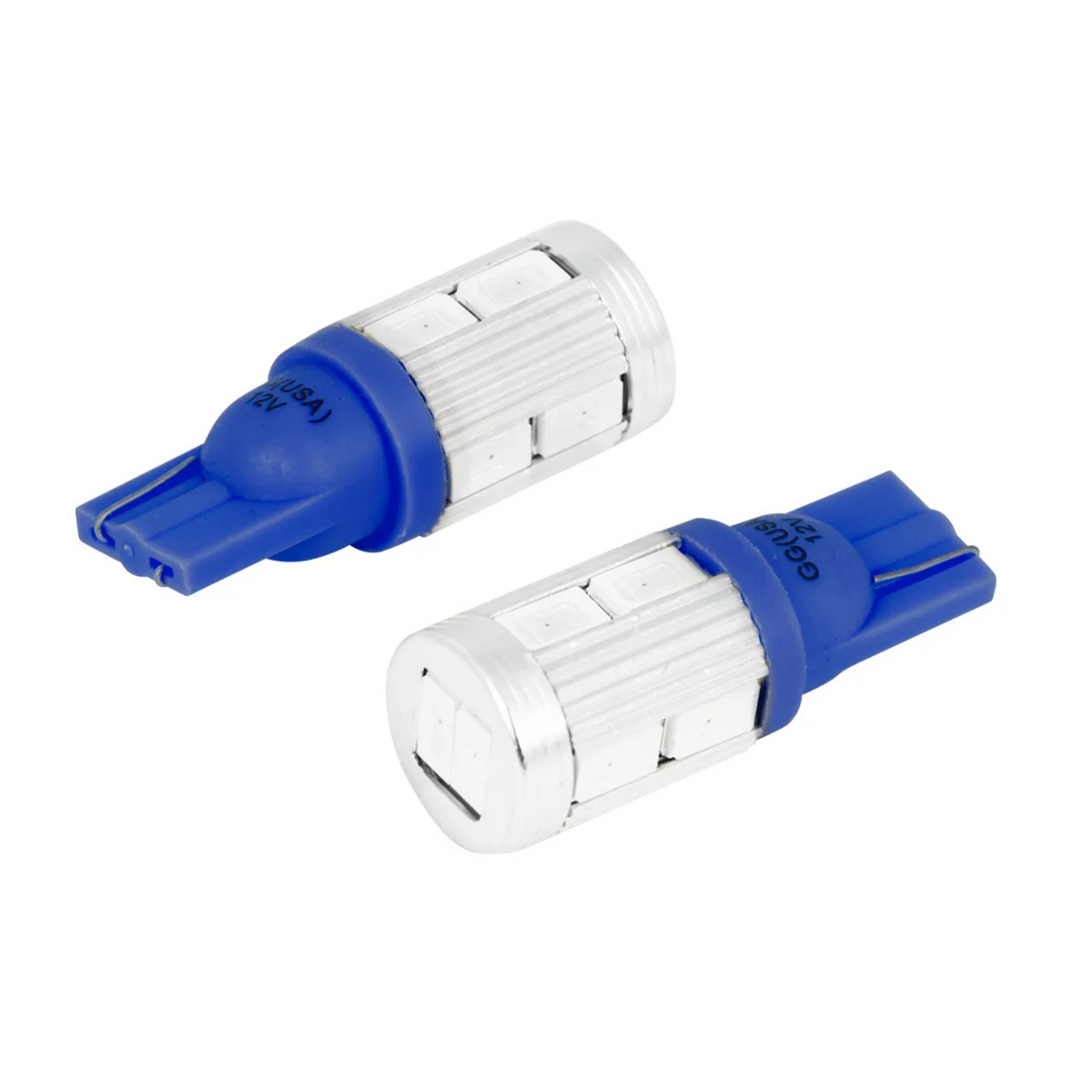 #194/168 10 LED with Heatsink Tower Style Light Bulb 12V | Blue | Grand General