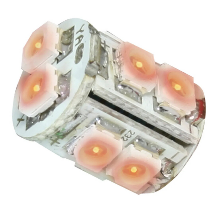 #194/168 10 LED Tower Style Light Bulbs 12V (Pair) | Amber | Grand General