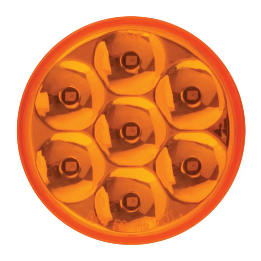 Low Profile Pearl LED Marker/Clearance Light | 2-1/2" | Amber/Amber | Grand General