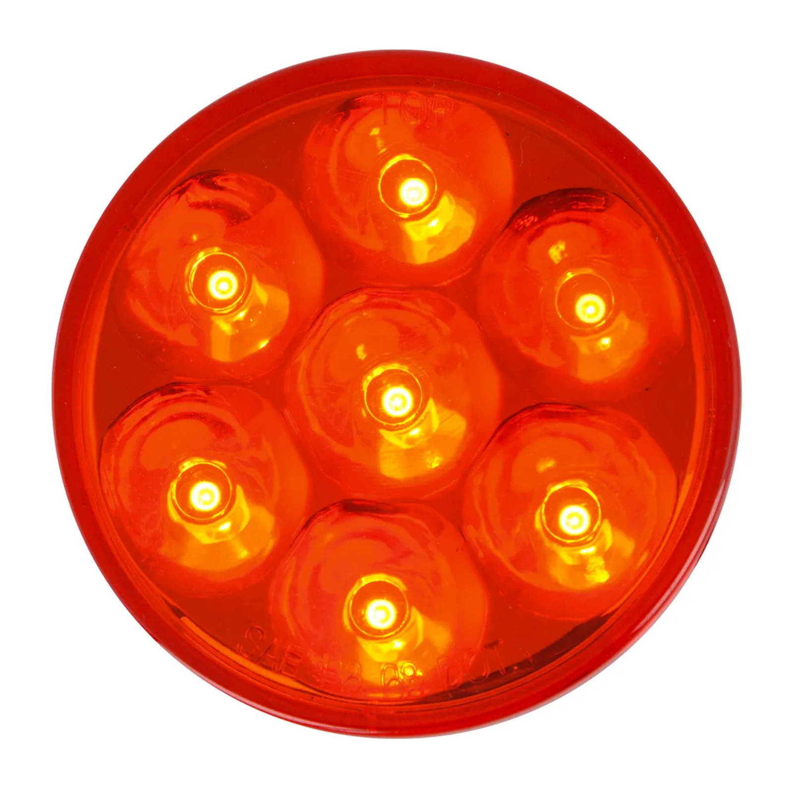 Low Profile Pearl LED Marker/Clearance Light | 2-1/2" | Red/Red | Grand General