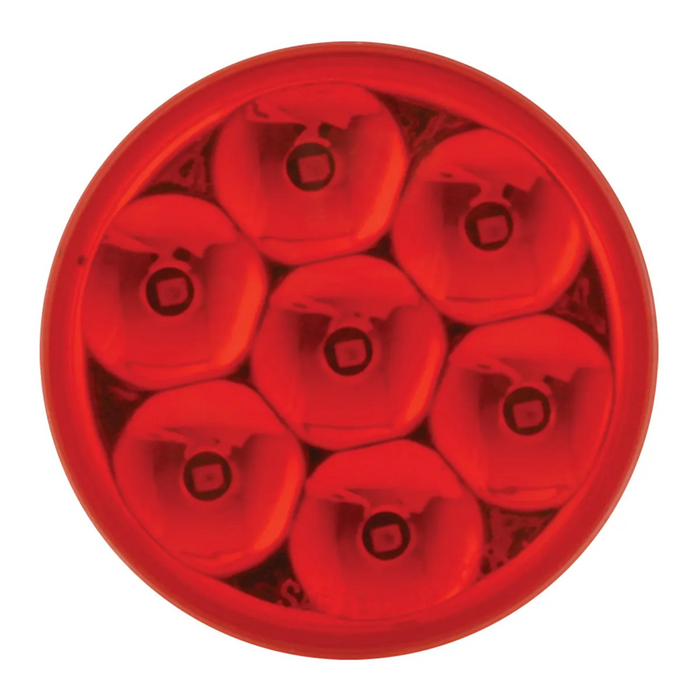 Low Profile Pearl LED Marker/Clearance Light | 2-1/2" | Red/Red | Grand General