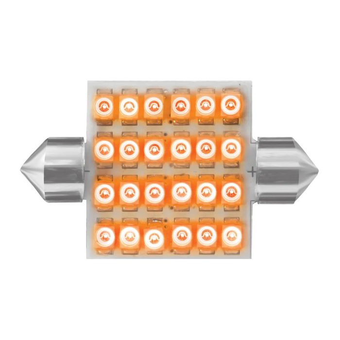 211-2 Dome Type 24 Light Bulb | Amber | Grand General