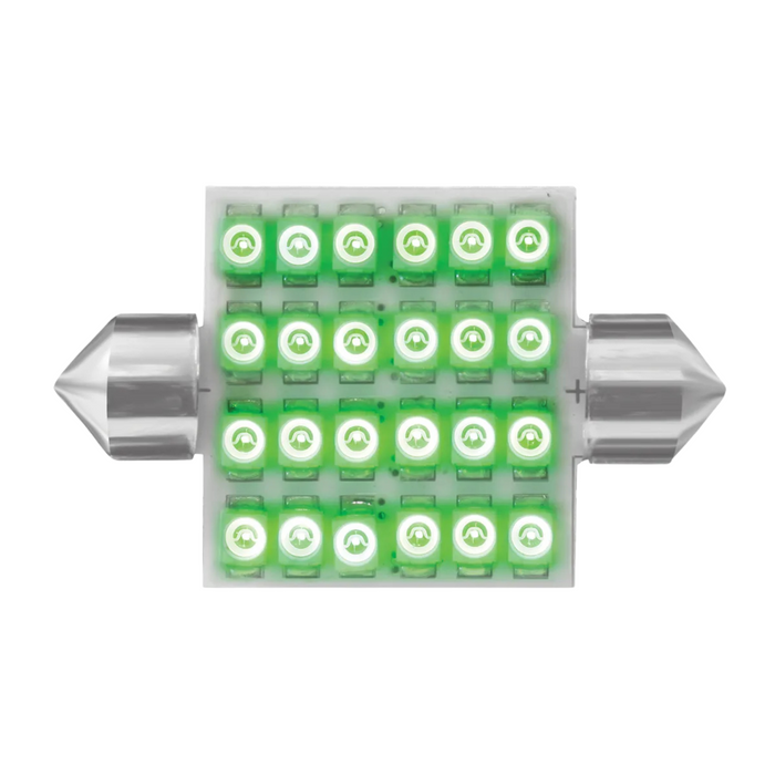 211-2 Dome Type 24 Light Bulb | Green | Grand General