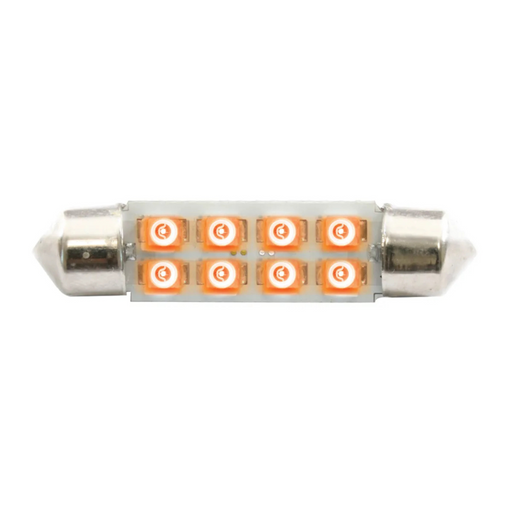 211-2 Dome Type 8 LED Light Bulb | Amber | Grand General