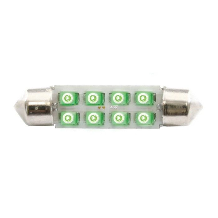 211-2 Dome Type 8 LED Light Bulb | Green | Grand General
