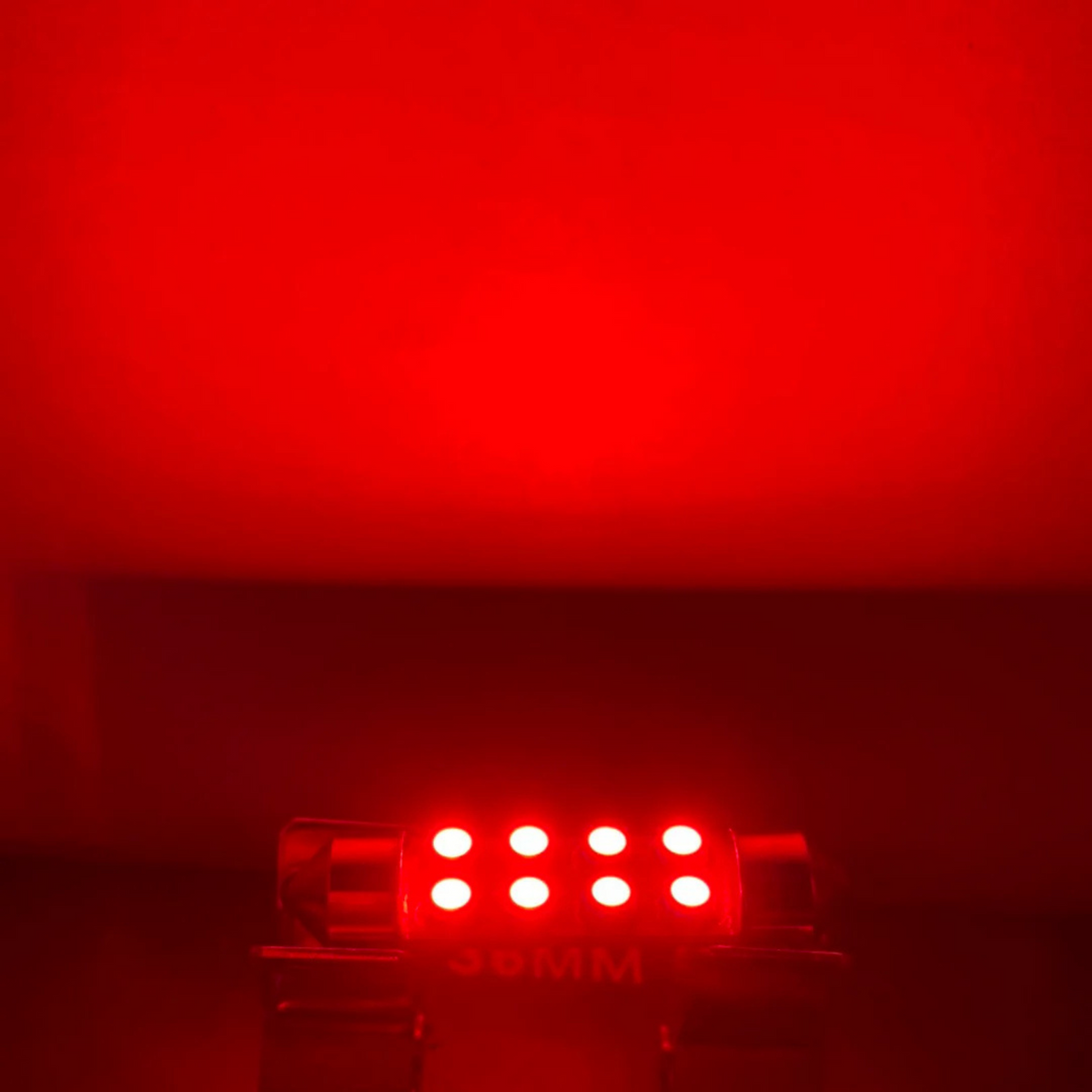 211-2 Dome Type 8 LED Light Bulb | Red | Grand General
