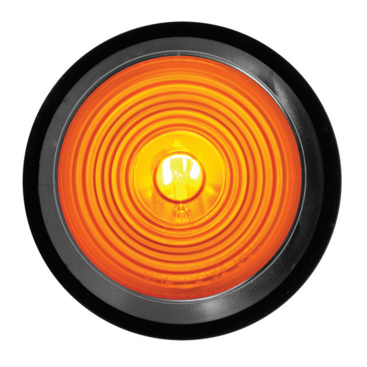 Marker Light 2" w/ Grommet &amp; Pigtail | Sealed Polycarbonate Lens and Housing | Amber | Grand General
