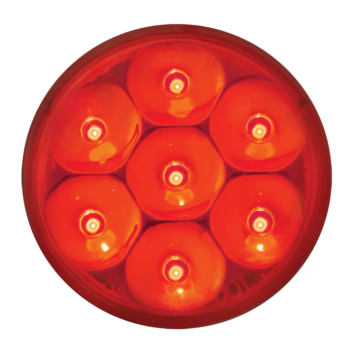 2" Low Profile Pearl LED Marker Clearance Light | Red/Red | Grand General