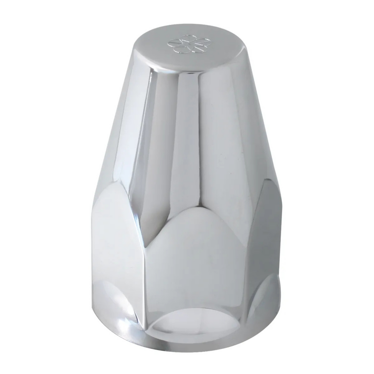 3-1/4" Classic Thread-On Lug Nut Cover (33mm Base) | Chrome Plastic | Grand General