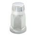 3-1/8" Silo Push-On Chrome Plastic Lug Nut Cover (33mm Base) | Grand General