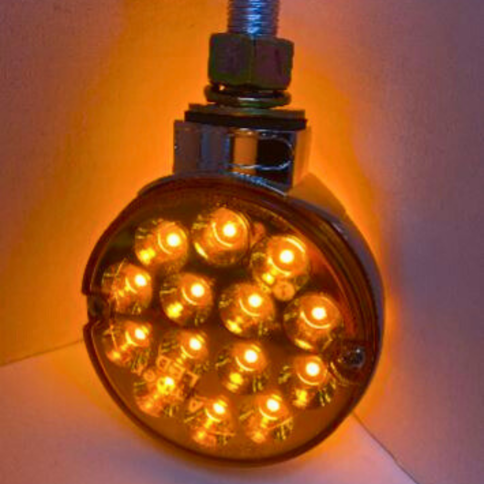 LED Double Face Pedestal Light | 3" | Amber/Amber Pearl | Grand General