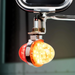 Double Face Watermelon Pedestal Light | 3" | Amber/Red | Grand General