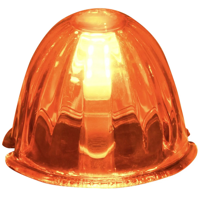 Watermelon Plus Glass Lens | 3.5" | Dark Amber | Grand General