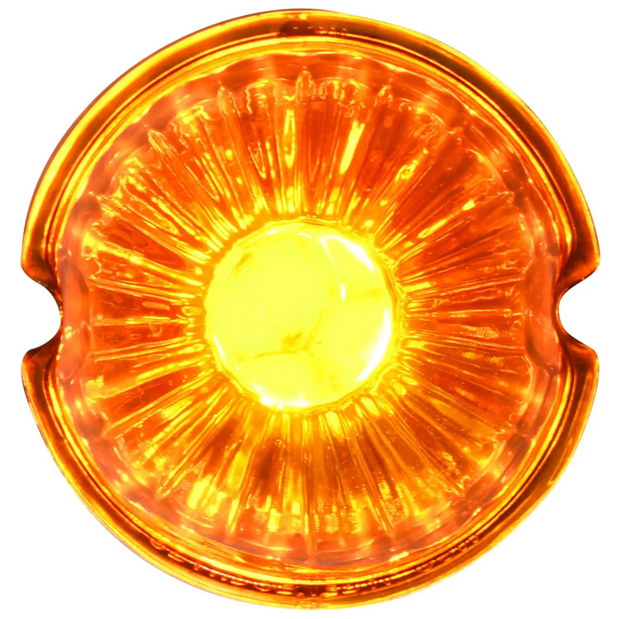 Watermelon Plus Glass Lens | 3.5" | Dark Amber | Grand General