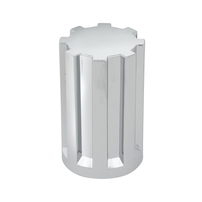 33mm Chrome Plastic Gear Push-On Nut Cover | 3.5" Height | Grand General