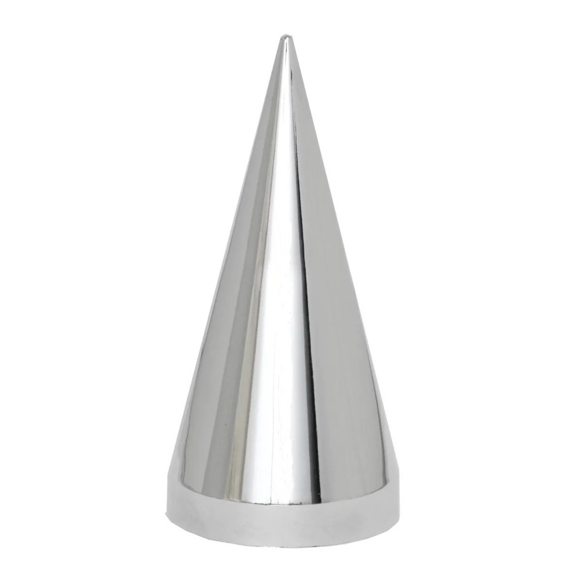4-1/2" Spear Thread-On Lug Nut Cover (33mm Base) | Chrome Plastic | Grand General