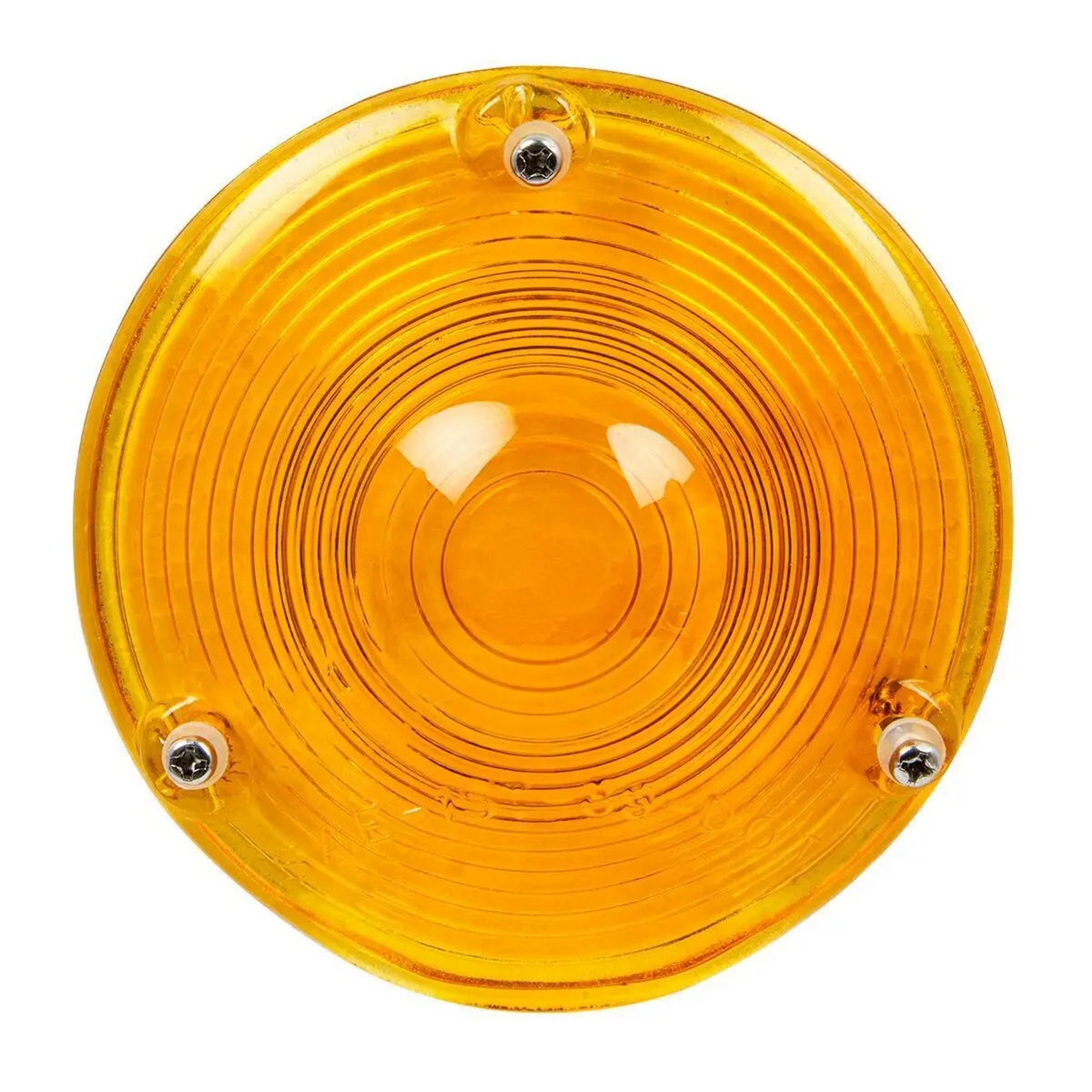Classic Style Glass Lens | 4" | Amber | Grand General