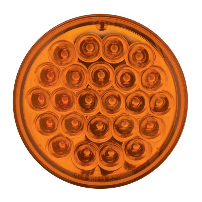 Pearl LED Sealed Light | 4" | Amber/Amber | Grand General