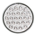 Pearl LED Sealed Light | 4" | Amber/Clear | Grand General