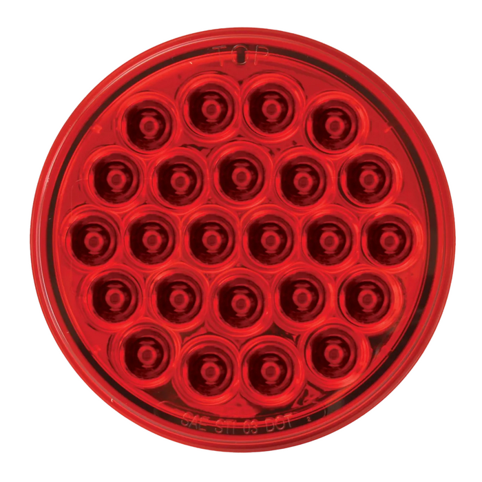 Pearl LED Sealed Light | 4" | Red/Red | Grand General