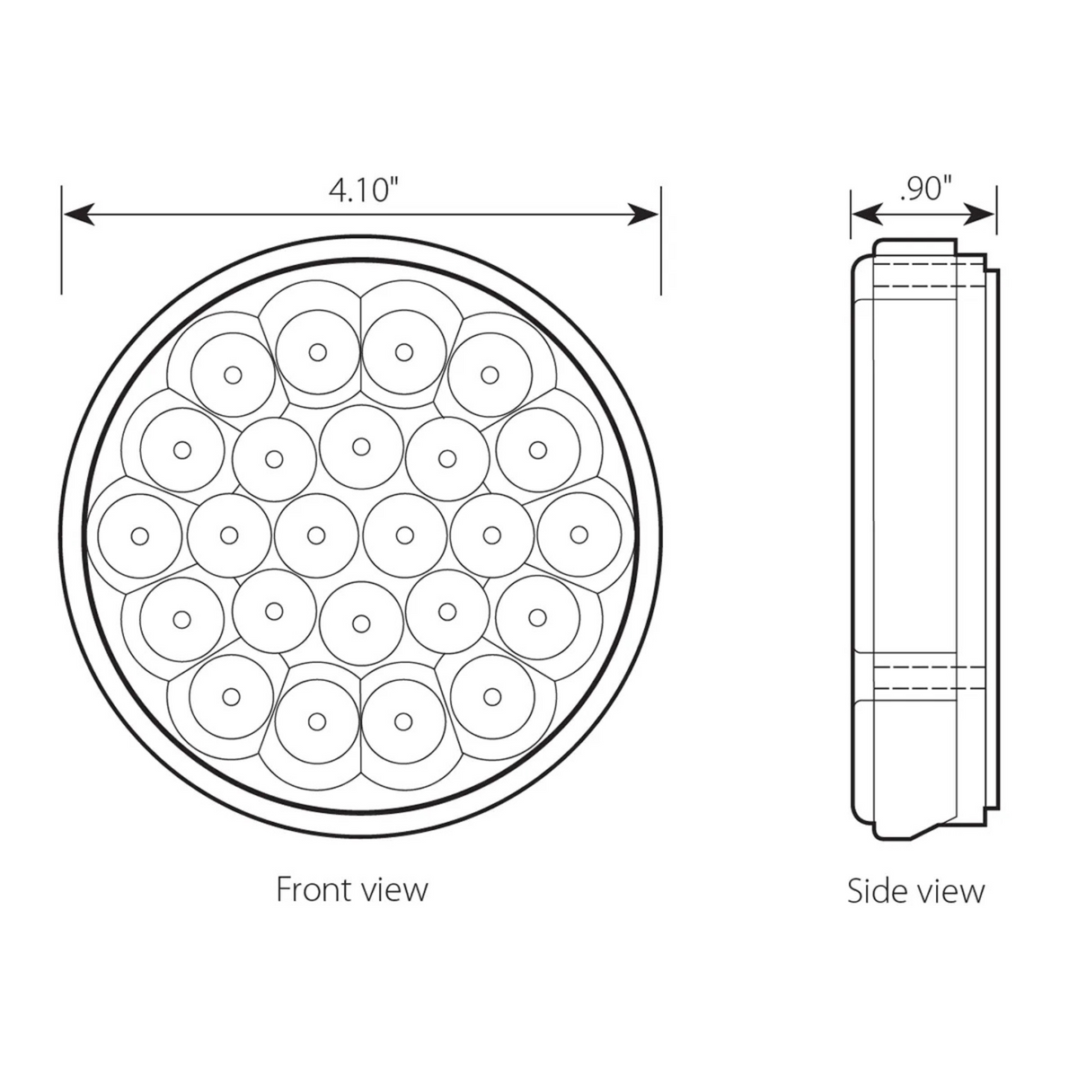 Pearl LED Sealed Light | 4"| Grand General