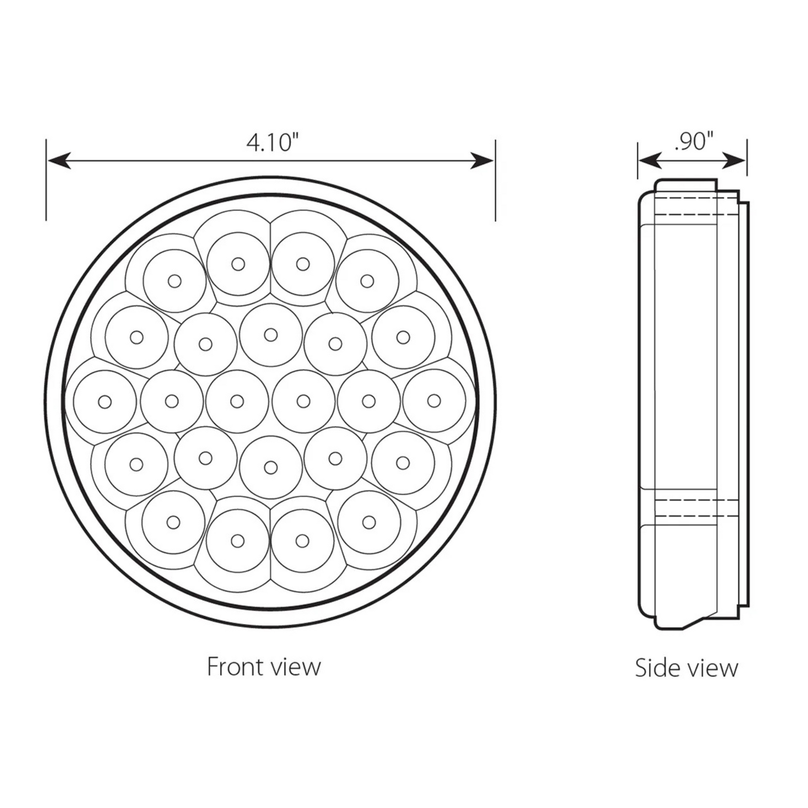 Pearl LED Sealed Light | 4"| Grand General
