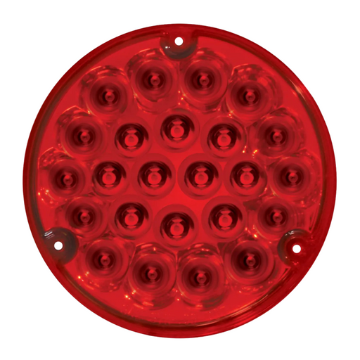 Pearl Light with 1156 Socket Base | 4" | Red/Red | Grand General
