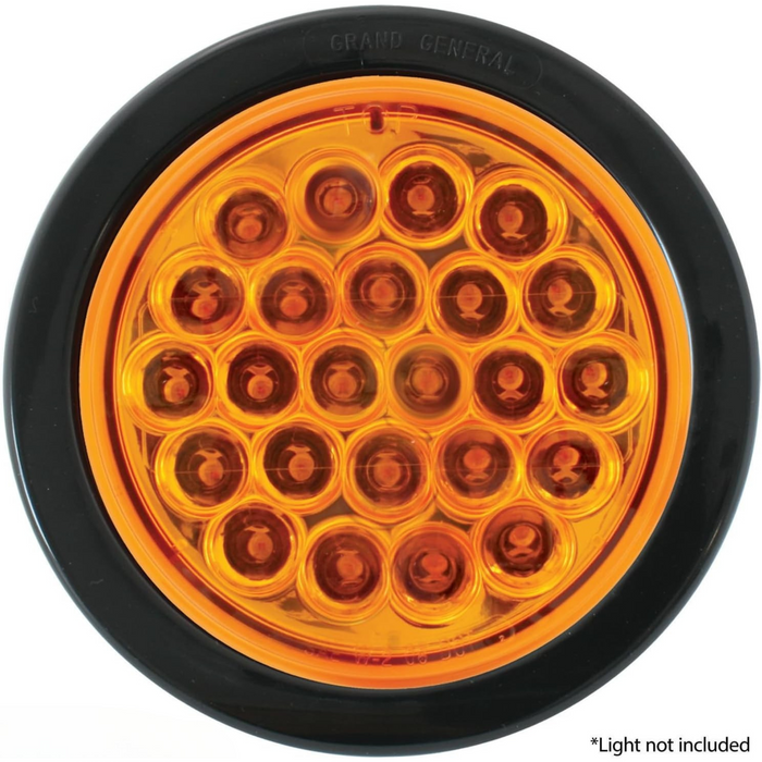 4" Black Rubber Grommet | Black | Grand General