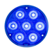 4" Fleet Sealed LED Load Light | Blue Lens | 7 SMD LED High/Low Function | Grand General