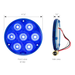 4" Fleet Sealed LED Load Light | Blue Lens | 7 SMD LED High/Low Function | Grand General