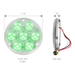 4" Fleet Sealed LED Load Light | Clear Green Lens | 7 SMD LED High/Low Function | Grand General