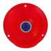 4" Pedestal Light Replacement Lens with Blue Dot Acrylic | Red | Grand General