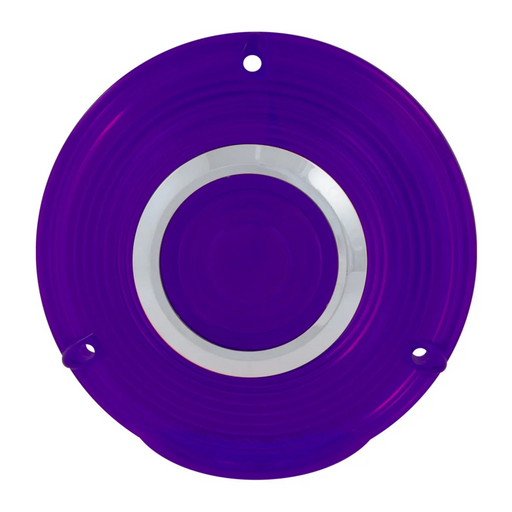 4" Plastic Lens with Chrome Rim | Purple | Grand General