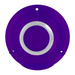 4" Plastic Lens with Chrome Rim | Purple | Grand General