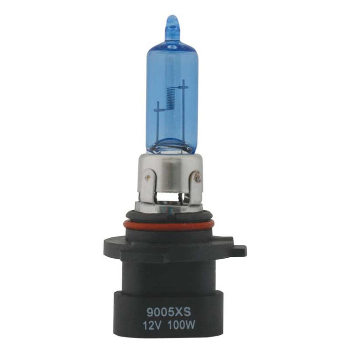  #9005XS Halogen Replacement Bulb with icy blue glass.